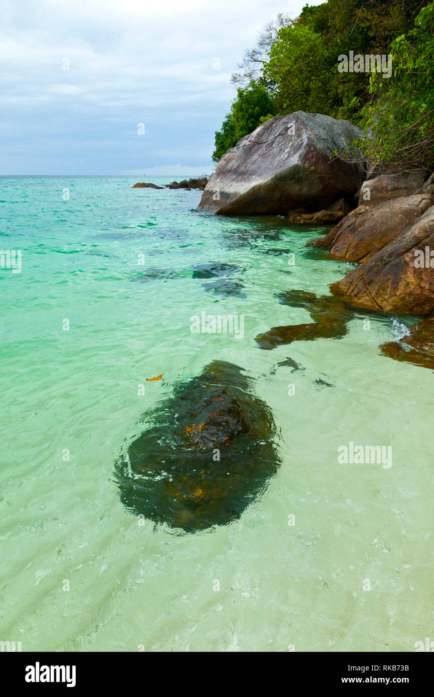 Koh Rawi. Adang Archipel. Tarutao Marine National Park. Songkhla Provinz, Andaman Sea, Thailand, Asien Stockfoto