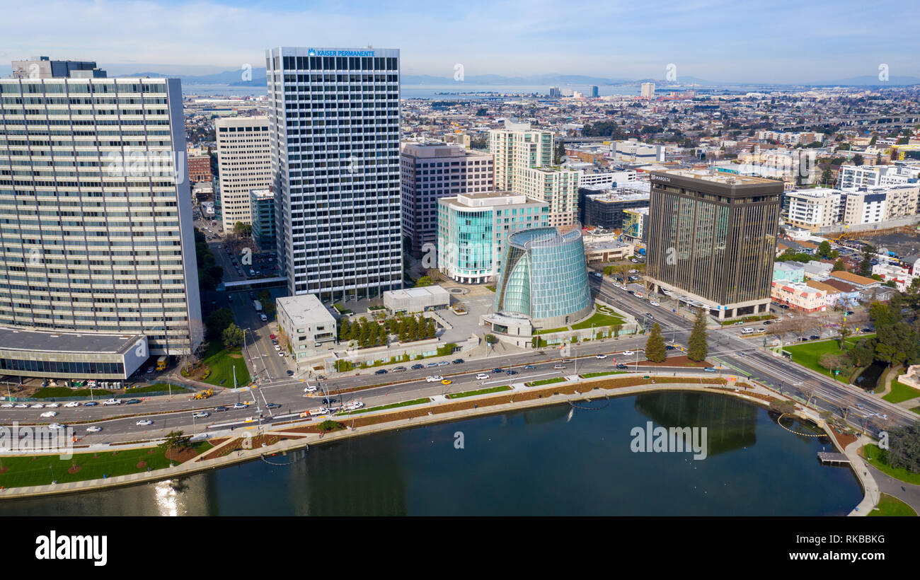 Die Kathedrale von Christus das Licht oder die Oakland Cathedra, Oakland, CA, USA Stockfoto