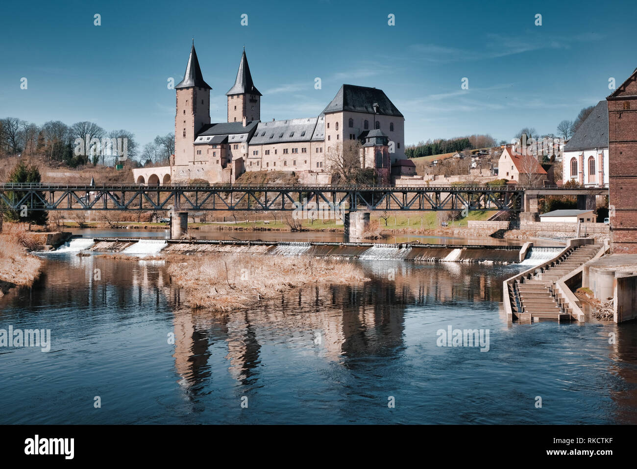 Schloss Rochlitz Rochlitz Schloss Stockfoto