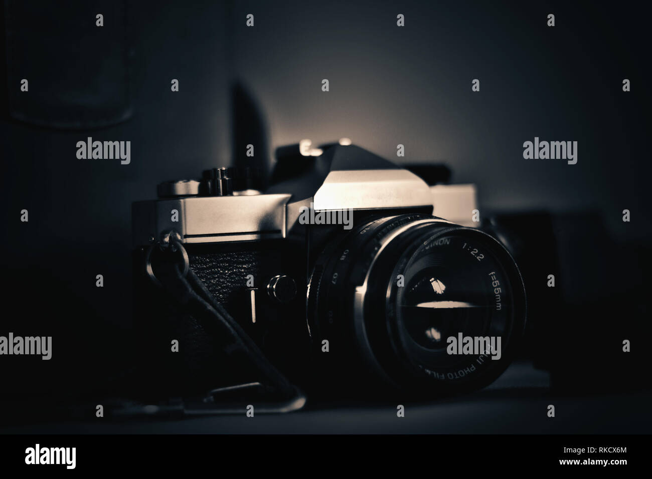 Alte Rolle Kamera Stockfoto