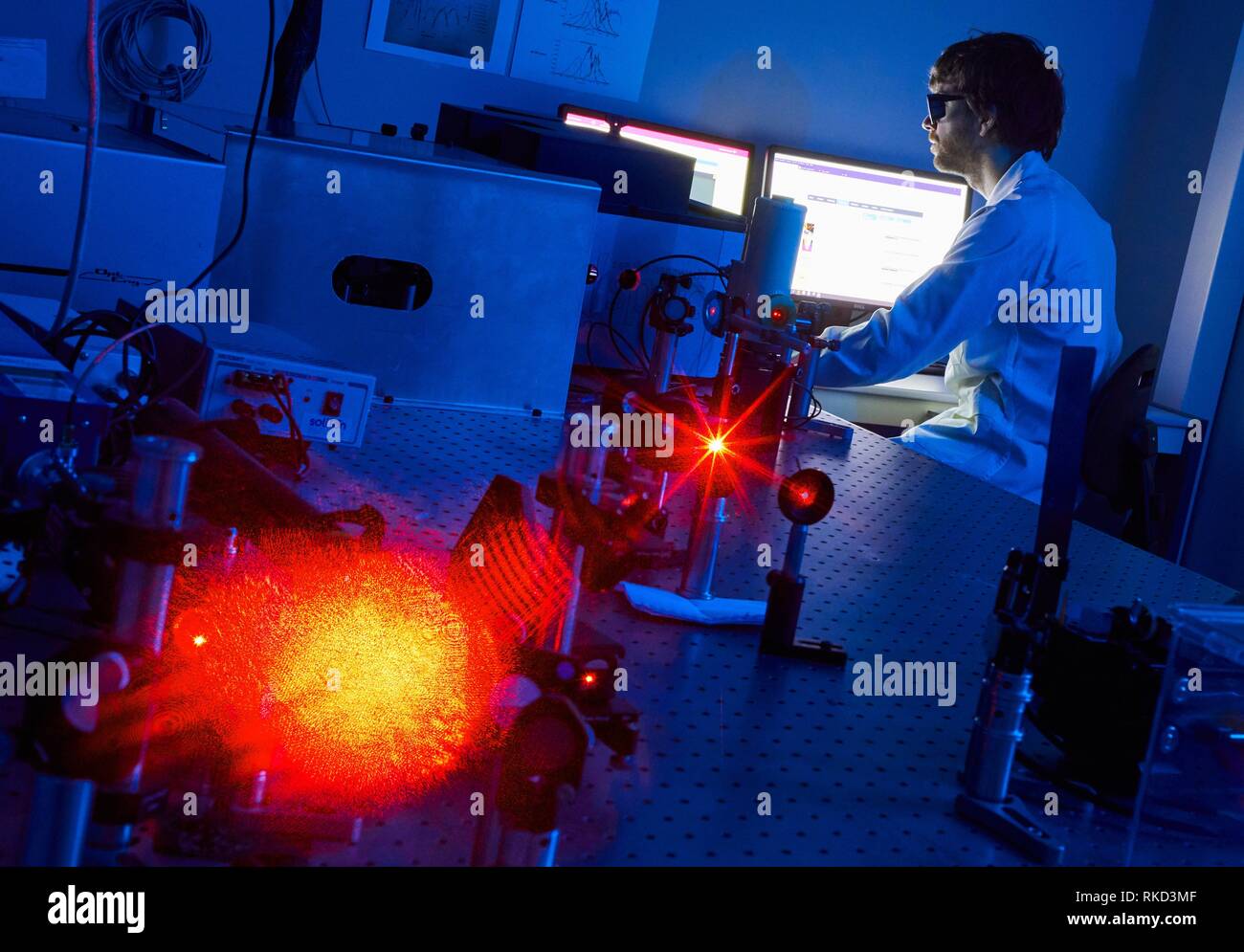 Nano Optics Laboratory, Nano Science Research Center, Donostia, San Sebastian, Gipuzkoa, Baskenland, Spanien Europa Stockfoto