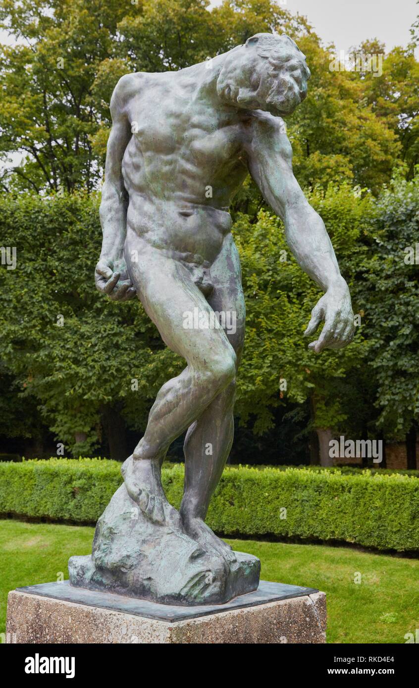 ''' Die Schatten'' Skulptur von Auguste Rodin. Das Rodin Museum. Paris. Frankreich Stockfoto