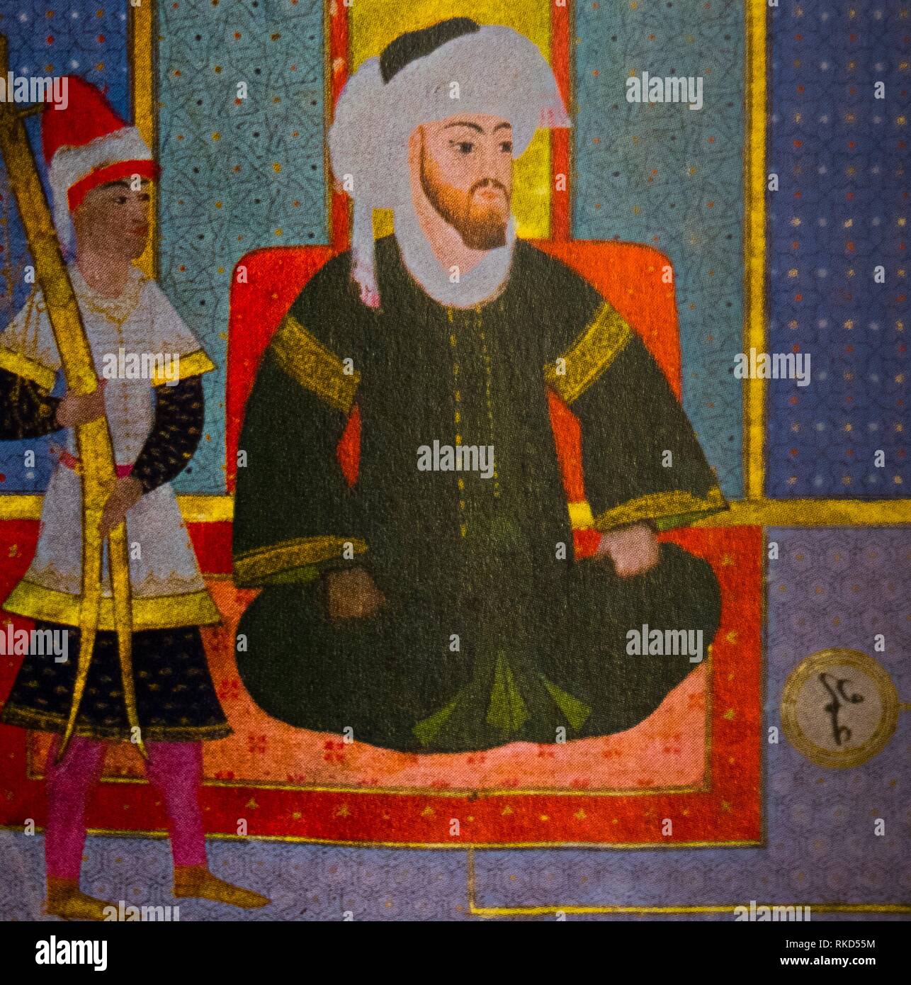 Islam. Uthman (Türkische Miniatur, XVIc.). Uthman Ibn Affan, auch in