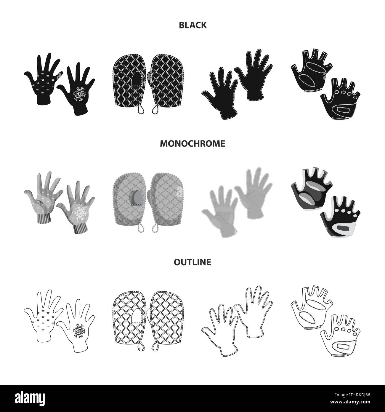 Vector Illustration der Silhouette und Sicherheit Symbol. Satz von Silhouette und Komfort Lager Symbol für das Web. Stock Vektor