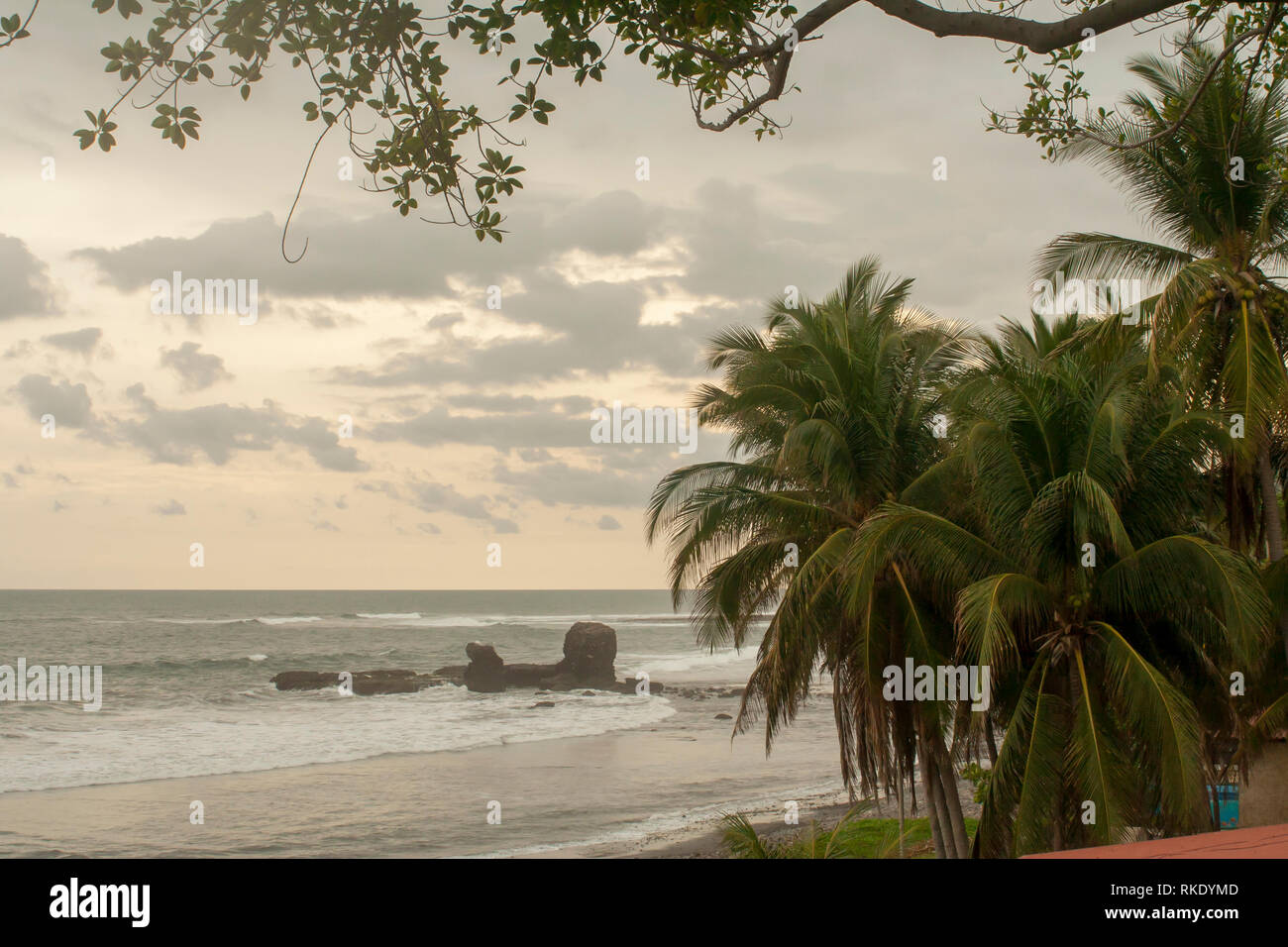 Playa El Tunco, La LIbertad, El Salvador Stockfoto