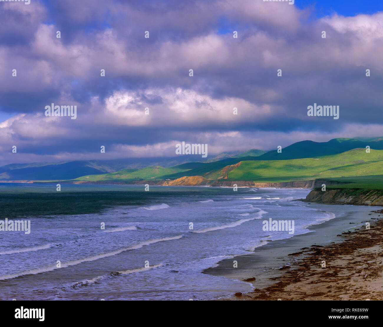 Jalama Beach County Park, Santa Barbara County, Kalifornien Stockfoto