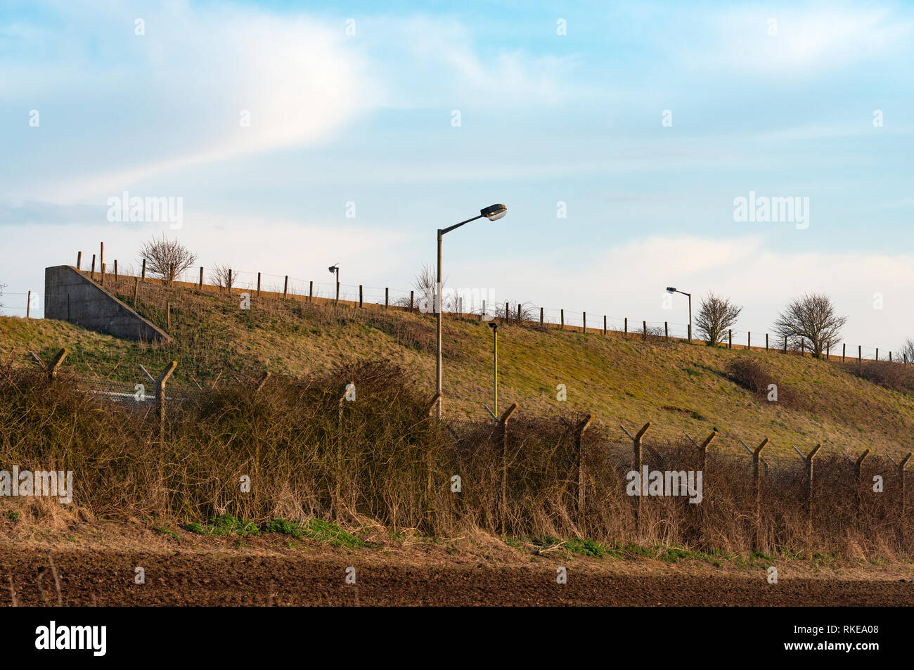 Ehemalige Radarstation im Kalten Krieg Stockfoto