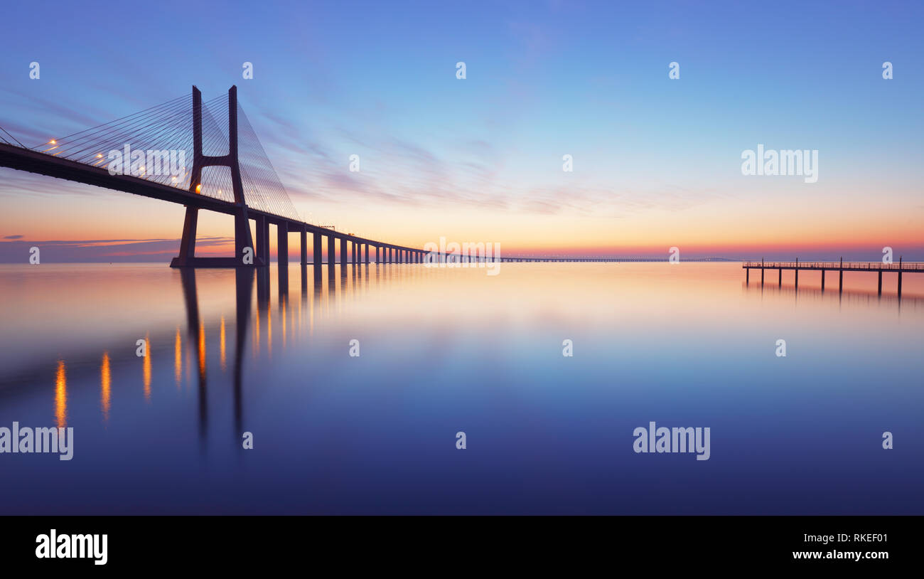 Portugal, Lissabon - Vasco da Gama Stockfoto