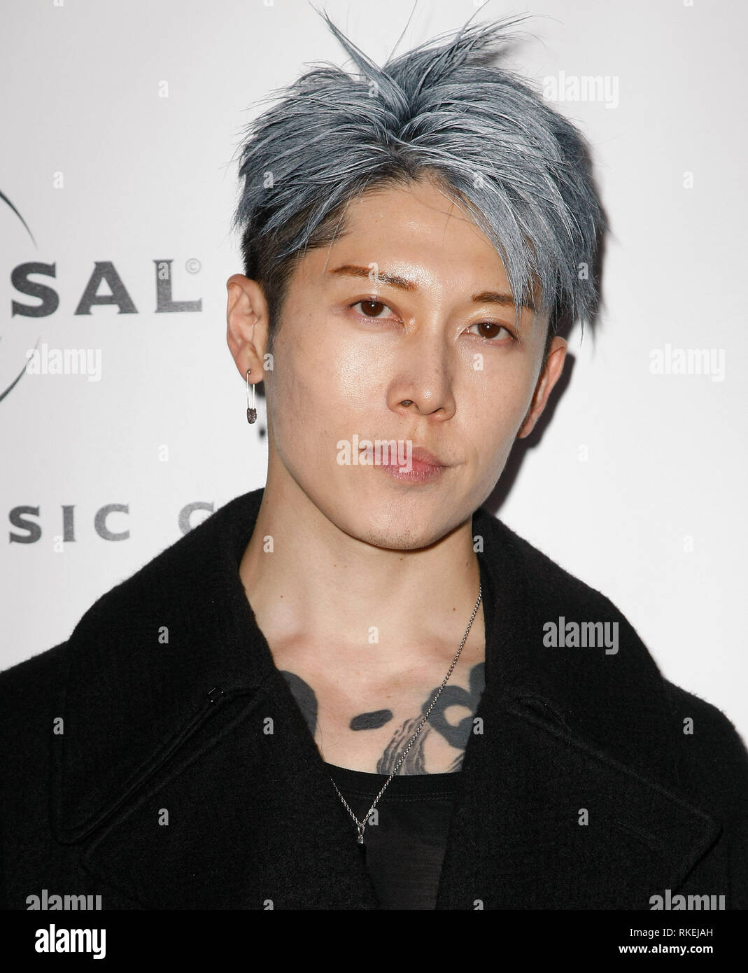 Los Angeles, Kalifornien, USA. 10 Feb, 2019. Miyavi besucht der Universal Music Group 2019 Nach einer Party in der Zeile DTLA am 9. Februar 2019 in Los Angeles, Kalifornien. Foto: Absturz/imageSPACE Credit: MediaPunch Inc/Alamy leben Nachrichten Stockfoto