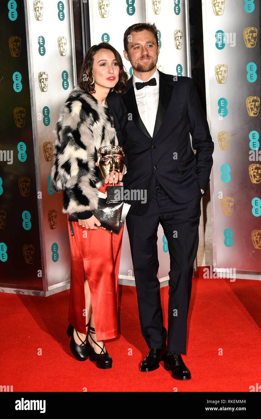 London, Großbritannien. 10 Feb, 2019. Arrivers am D-ITET British Academy Film Awards 2019 nach - Partei Abendessen im Grosvenor House am 10. Feb 2019. Bild Capital/Alamy leben Nachrichten Stockfoto
