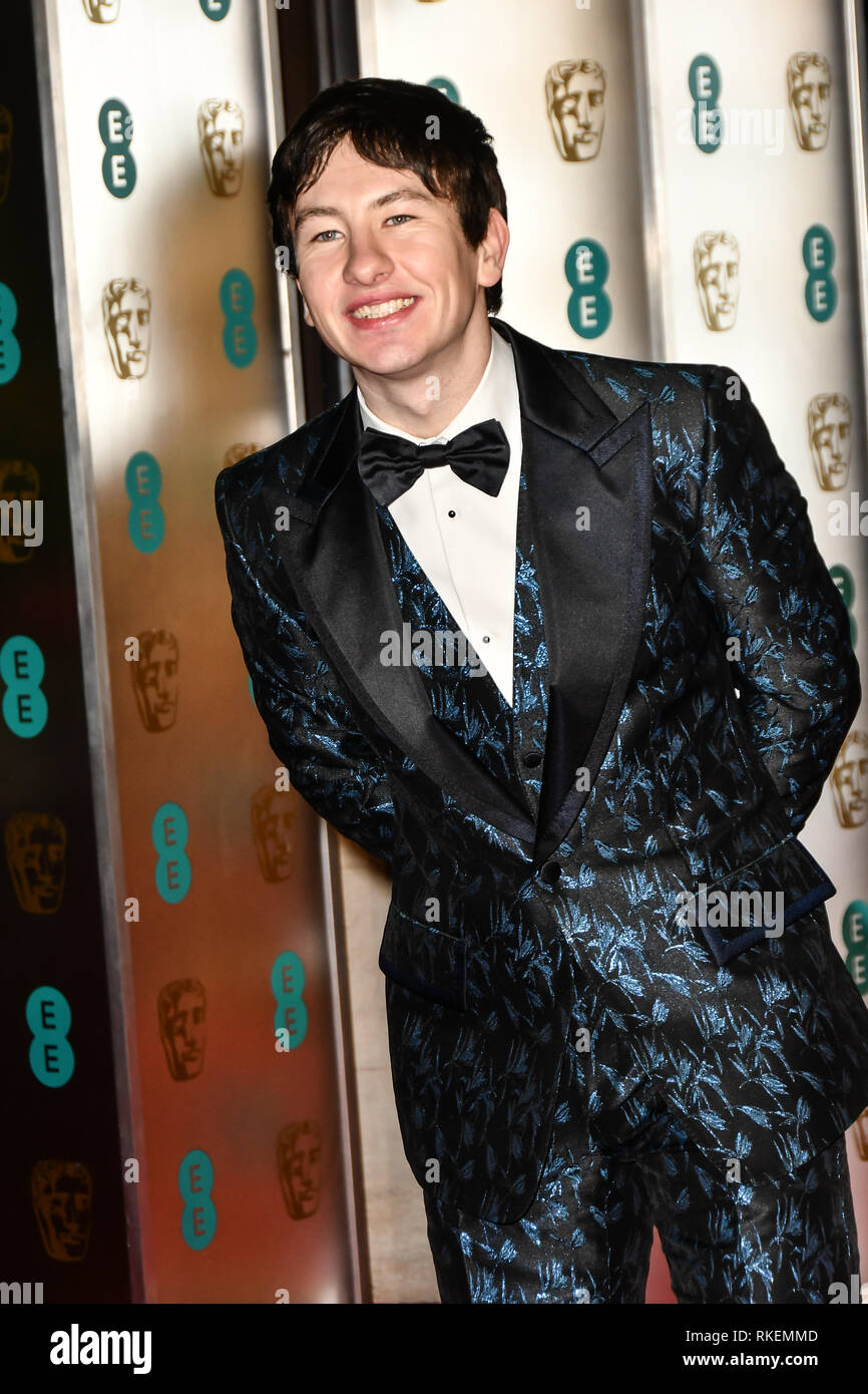 London, Großbritannien. 10 Feb, 2019. Barry Keoghan Arrivers am D-ITET British Academy Film Awards 2019 nach - Partei Abendessen im Grosvenor House am 10. Feb 2019. Bild Capital/Alamy leben Nachrichten Stockfoto