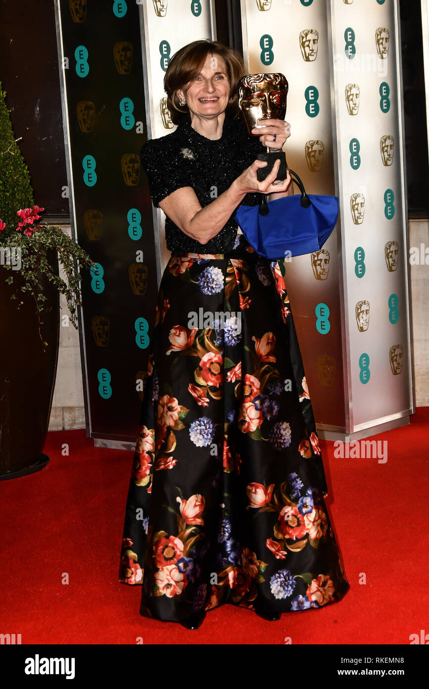 London, Großbritannien. 10 Feb, 2019. Deborah Davis Arrivers am D-ITET British Academy Film Awards 2019 nach - Partei Abendessen im Grosvenor House am 10. Feb 2019. Bild Capital/Alamy leben Nachrichten Stockfoto