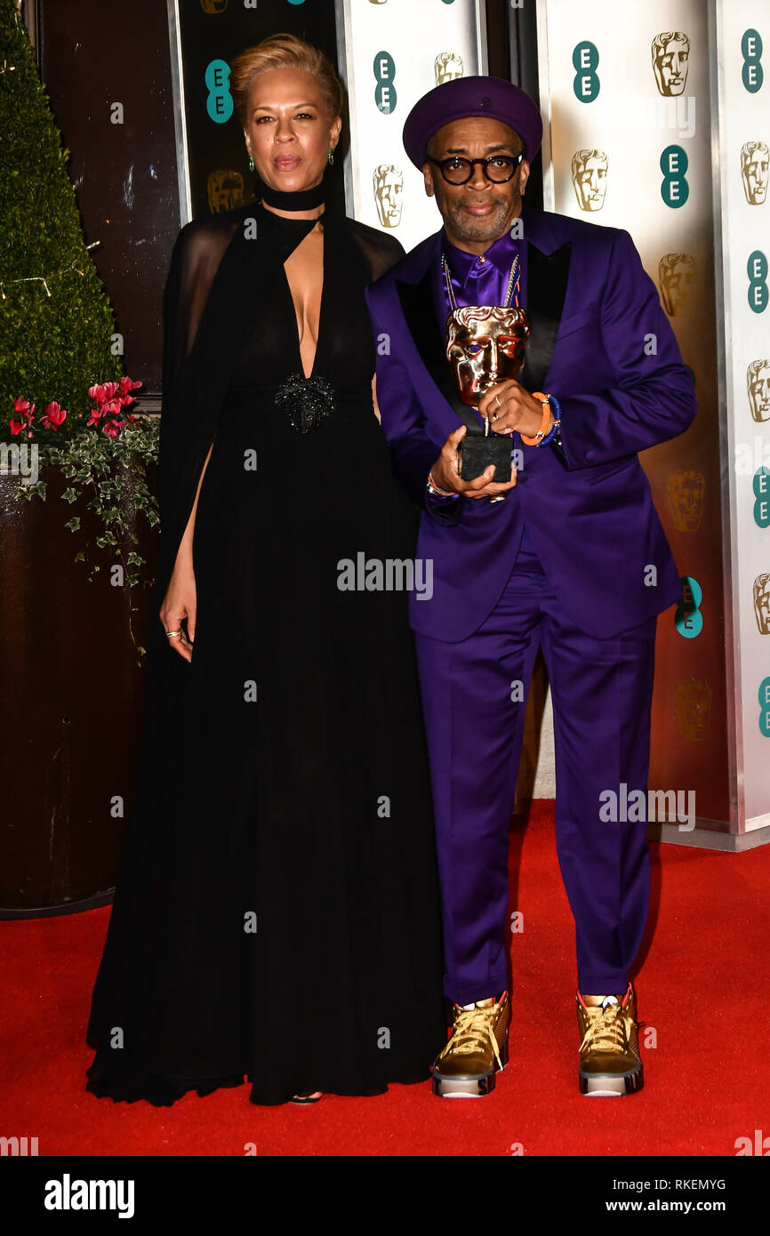 London, Großbritannien. 10 Feb, 2019. Spike Lee Arrivers am D-ITET British Academy Film Awards 2019 nach - Partei Abendessen im Grosvenor House am 10. Feb 2019. Bild Capital/Alamy leben Nachrichten Stockfoto