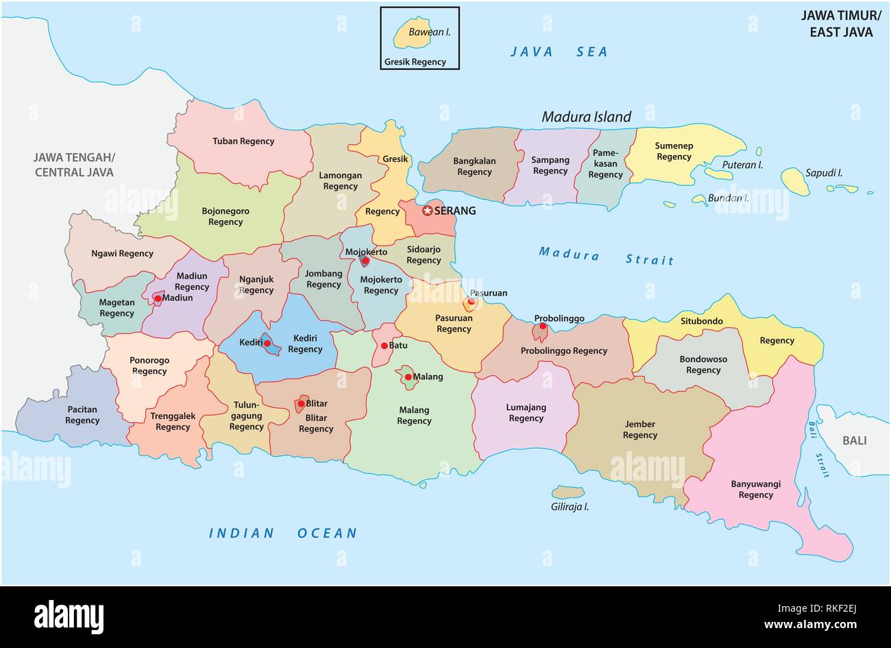 East java reisen Stock-Vektorgrafiken kaufen - Alamy