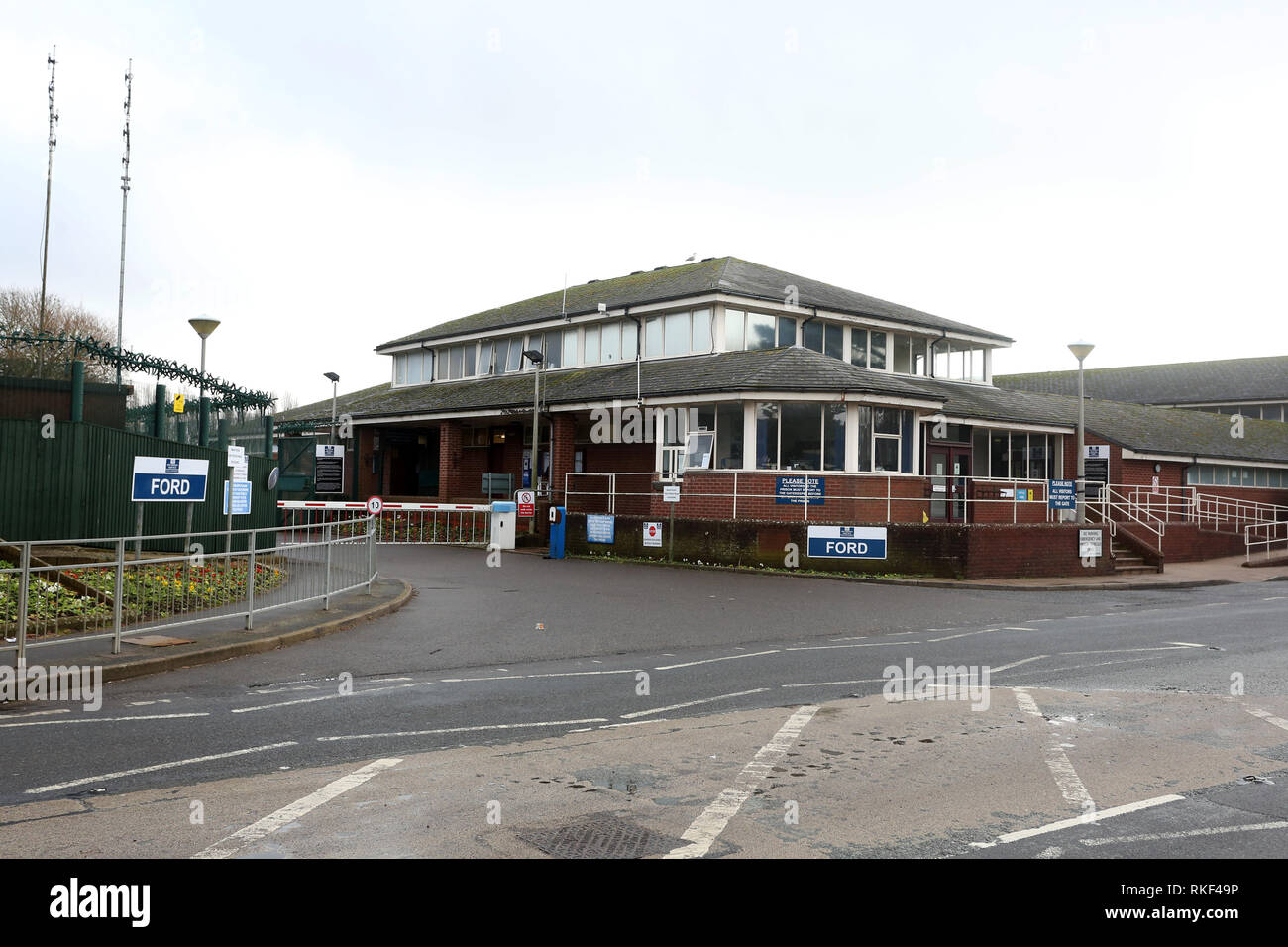 Allgemeine Ansichten von Ford offenen Haftanstalt in Ford, West Sussex, UK. Stockfoto