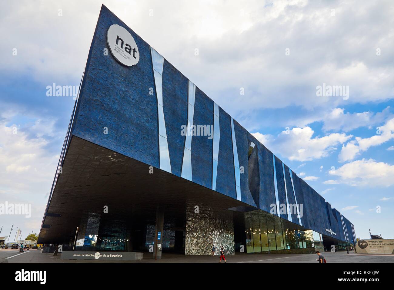 Museu Blau Forum Gebaude Von Herzog De Meuron Forum Barcelona Katalonien Spanien Europa Stockfotografie Alamy