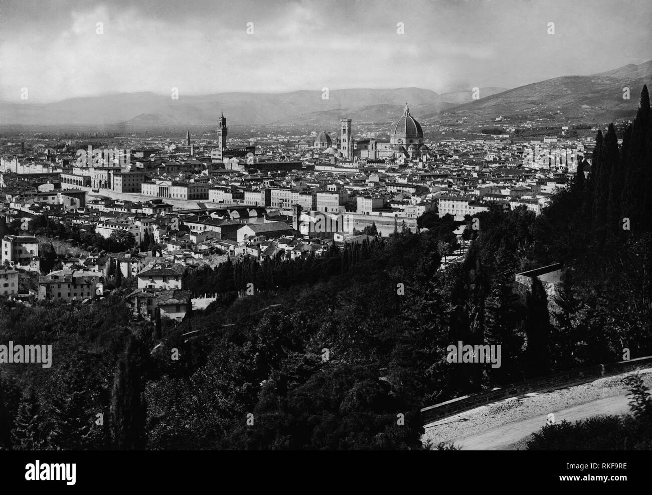 Florenz, Italien, 1920-30 Stockfoto