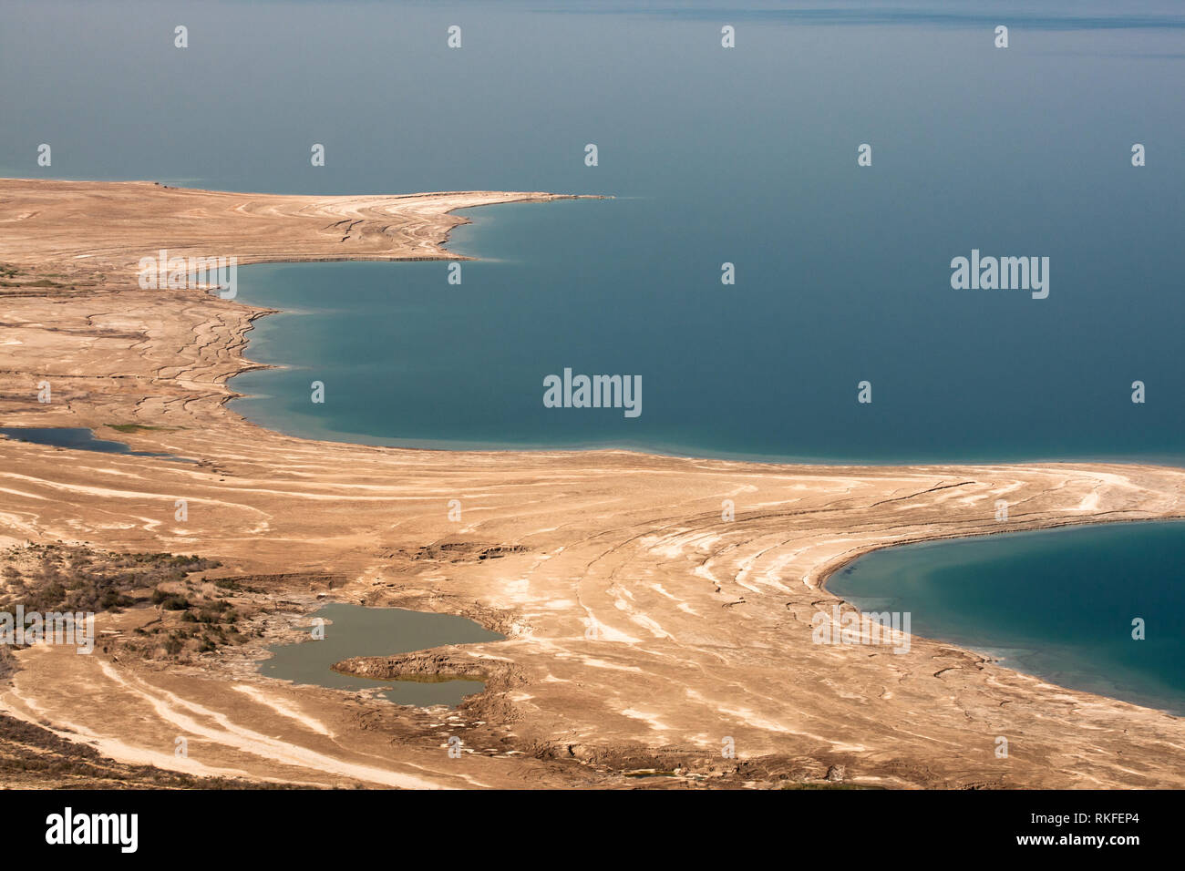 Das Tote Meer - Judäische Wüste, Israel Stockfoto