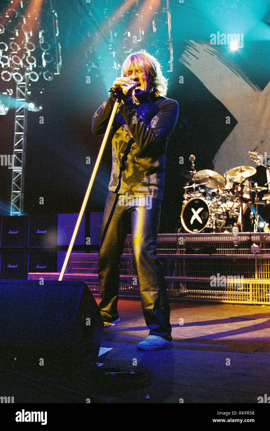 Def Leppard die in der Brixton Academy 27. Februar 2003, London, England, Vereinigtes Königreich. Stockfoto
