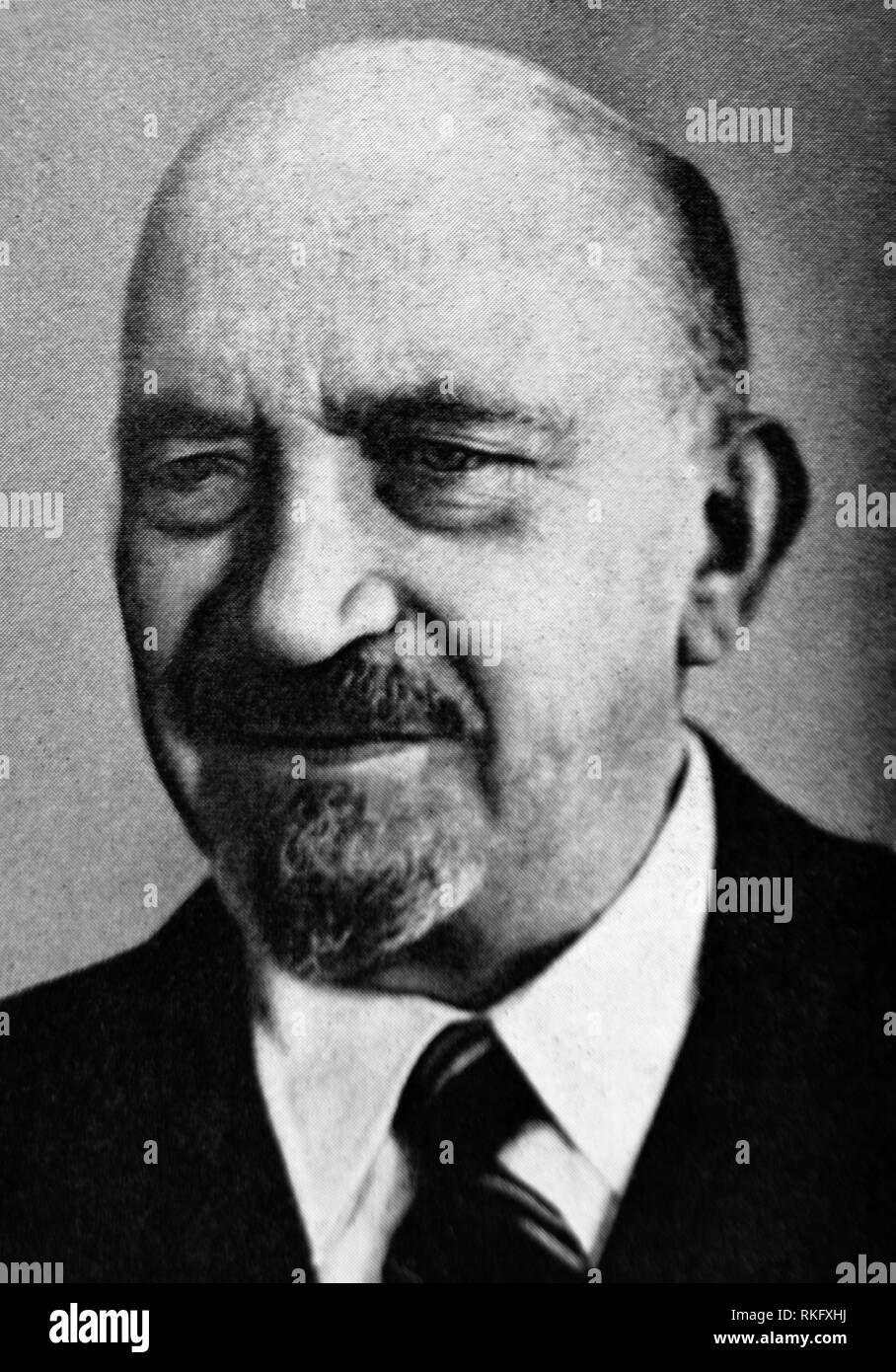 Chaim Weizmann. Chaim Azriel Weizmann (27. November 1874 - 9. November 1952) war ein zionistischer Führer und israelischen Staatsmann, als Präsident der serviert. Stockfoto