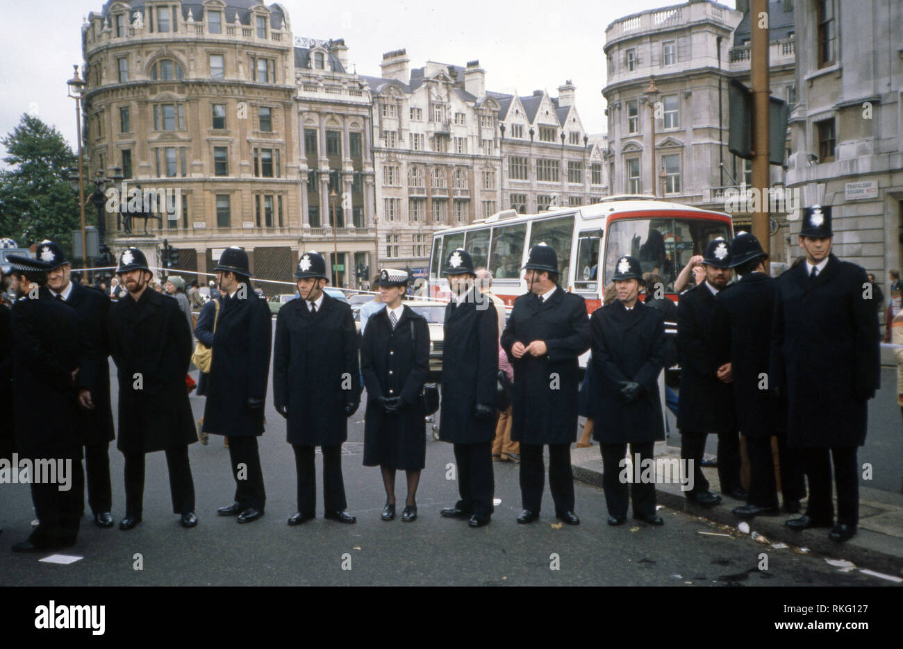 Mayday Protest in London 1992 Stockfoto