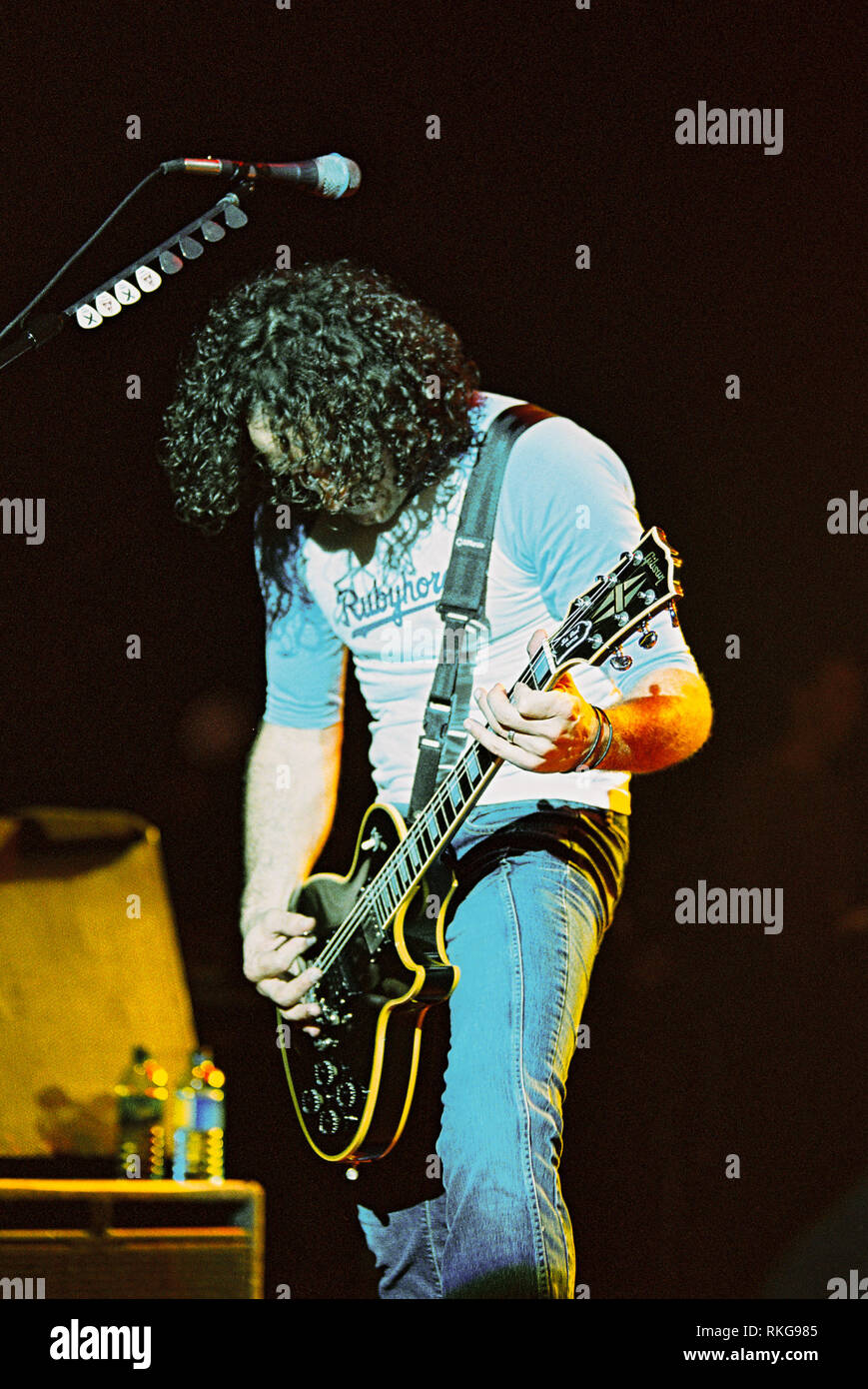 Joe Elliot Sänger in Def Leppard in der Brixton Academy 27. Februar 2003, London, England, Vereinigtes Königreich. Stockfoto