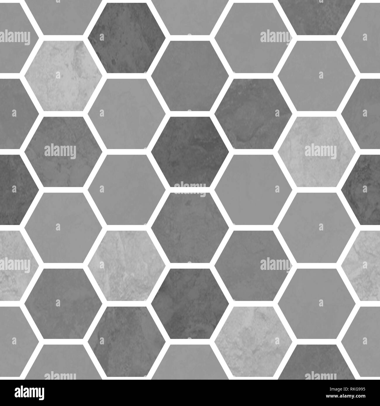 Ein buntes Digitale geometrische nahtlose Bienenstock/Wabenmuster - Wenn wiederholt die Fliese macht eine nahtlose Muster. Stockfoto