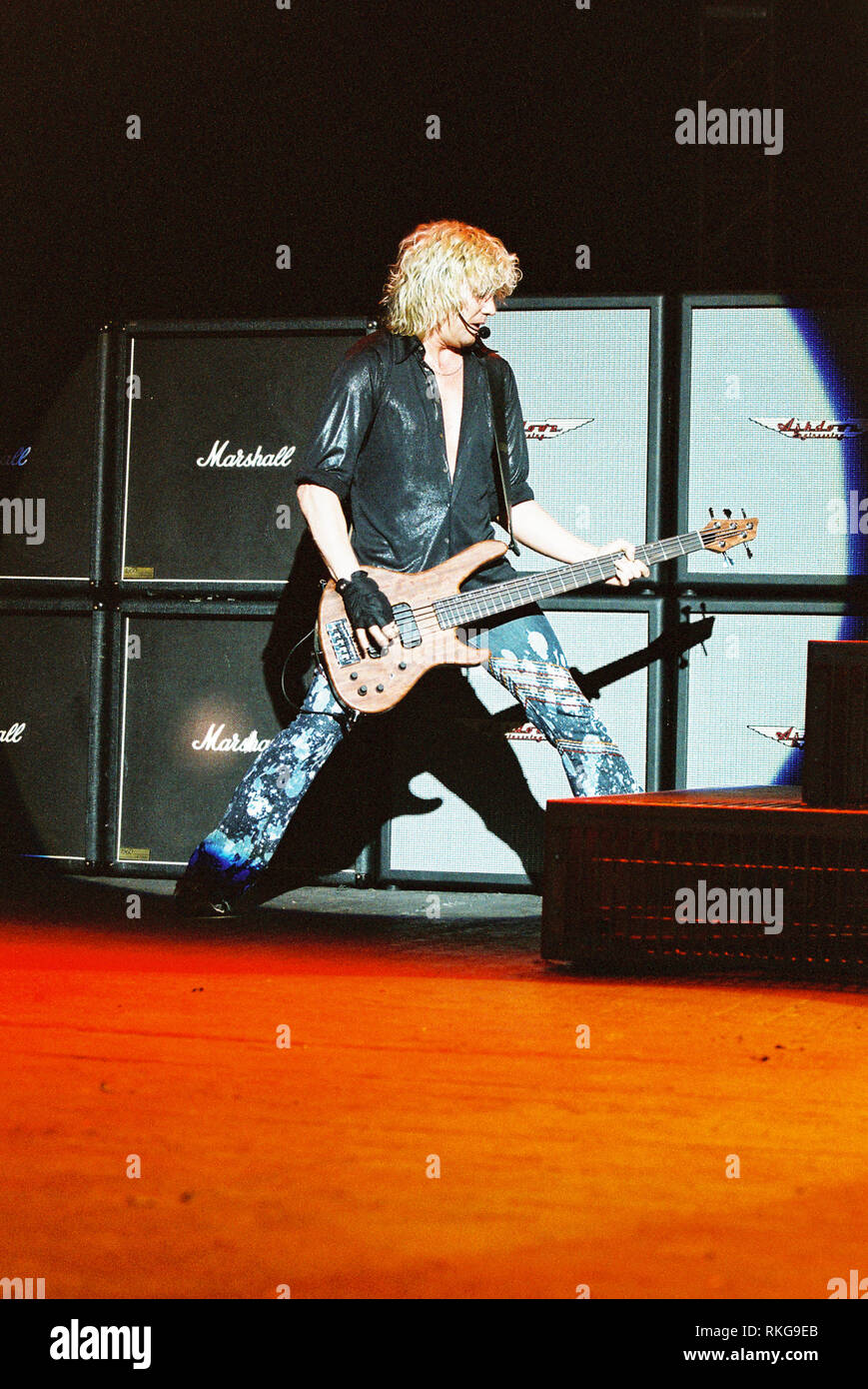 Def Leppard die in der Brixton Academy 27. Februar 2003, London, England, Vereinigtes Königreich. Stockfoto