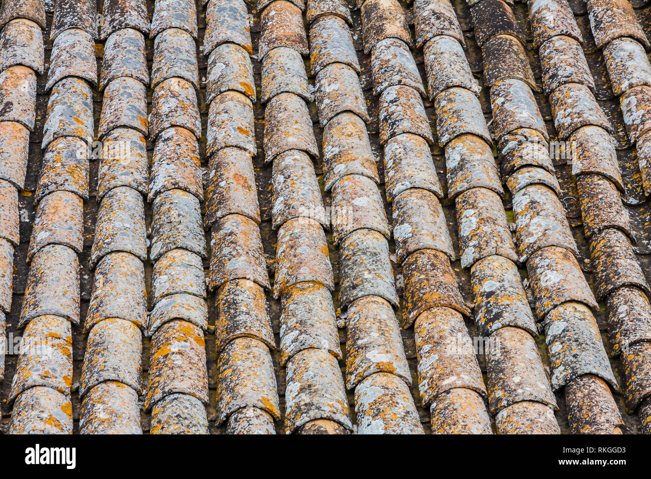 Altes Dach Stockfoto