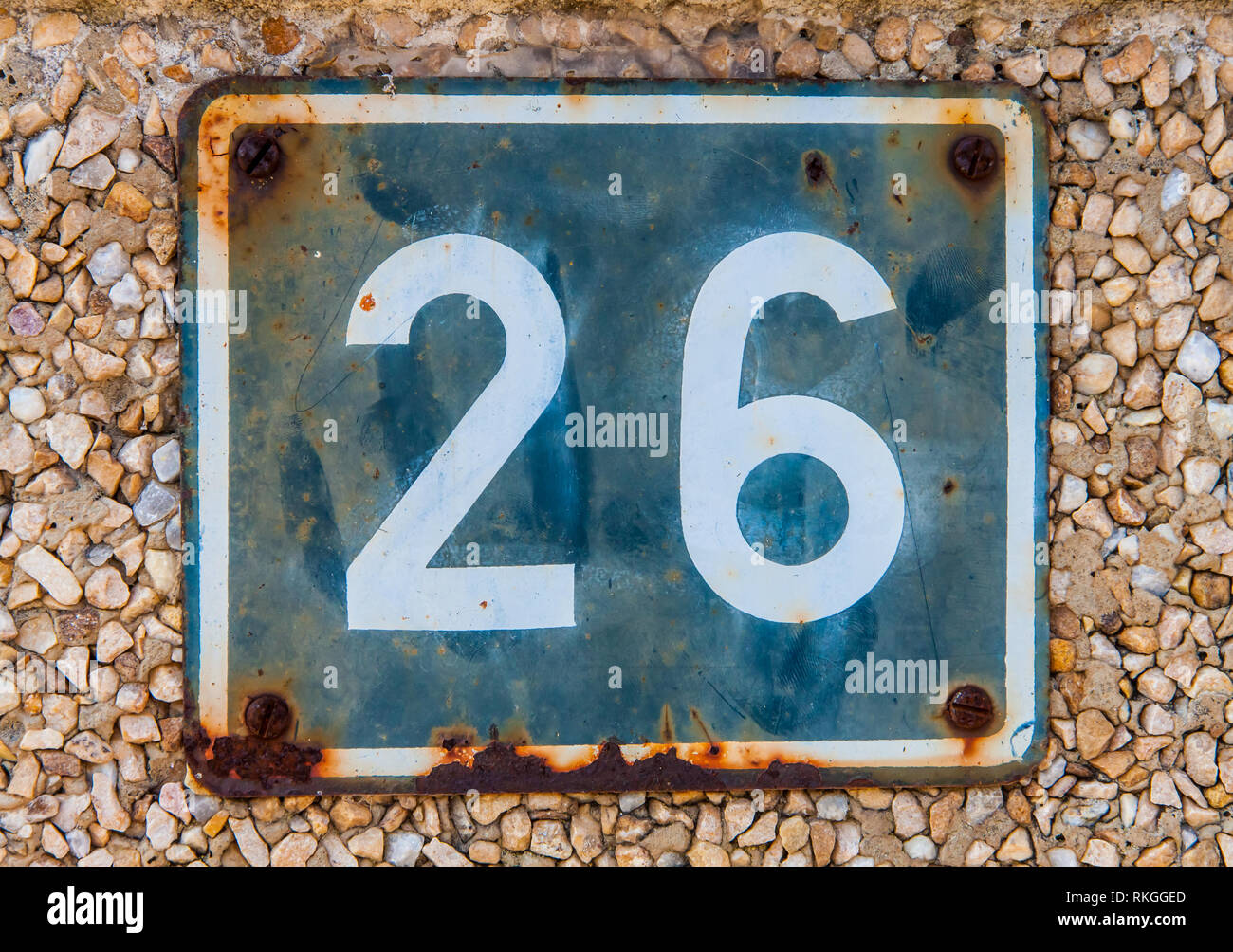 Number 26 -Fotos und -Bildmaterial in hoher Auflösung – Alamy