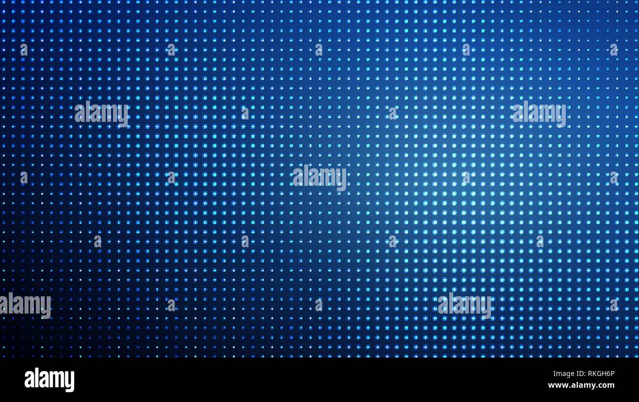 Glühende Rasterpunkte Muster. Abstrakte Neon LED-Leuchten Hintergrund für Ihr Design Stock Vektor