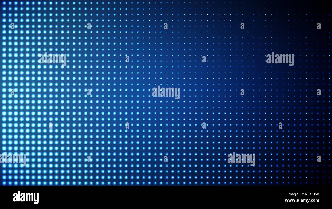 Glühende Rasterpunkte Muster. Abstrakte Neon LED-Leuchten Hintergrund für Ihr Design Stock Vektor