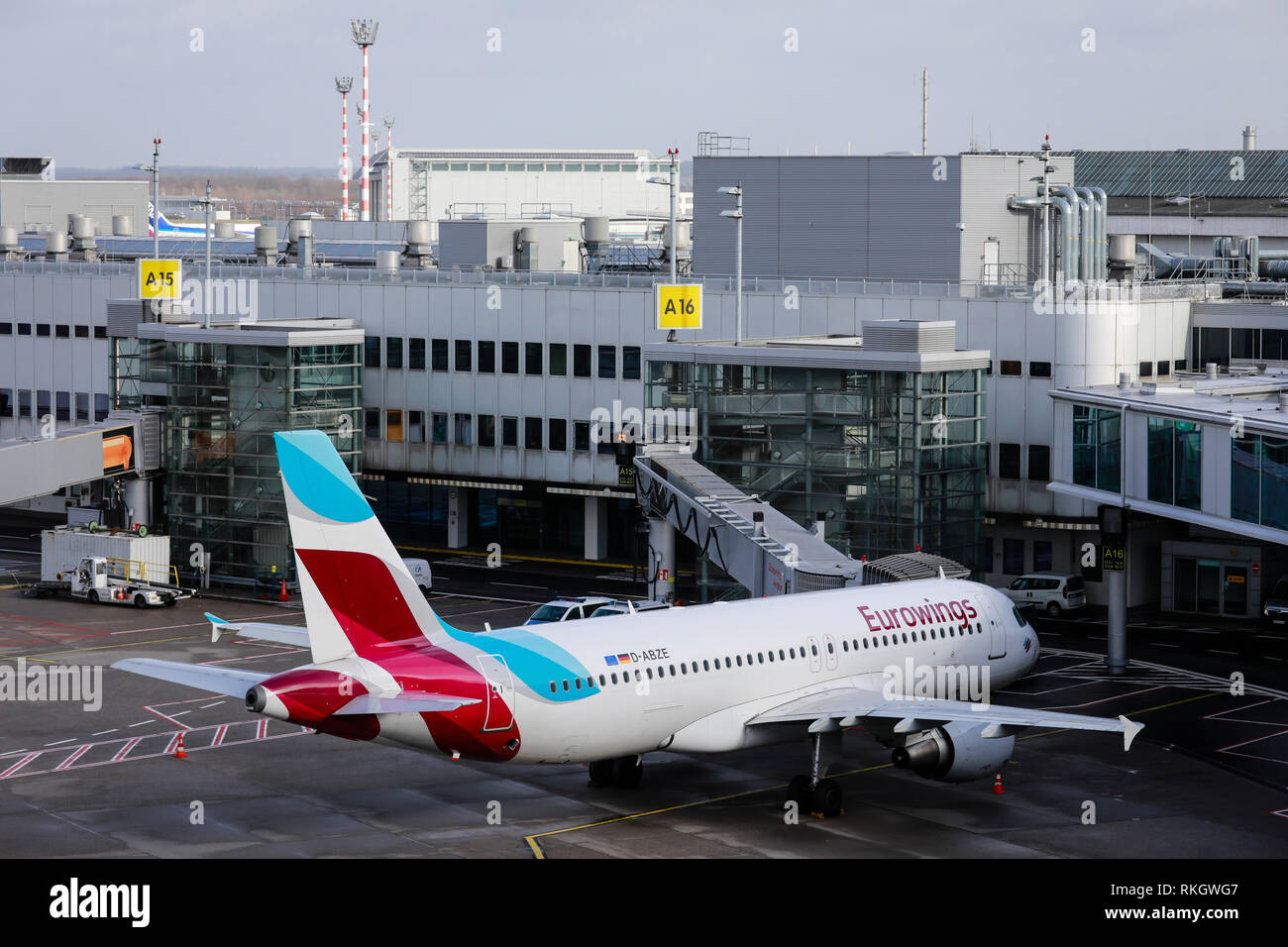 Eurowings Check In Düsseldorf Terminal www.alamy.de