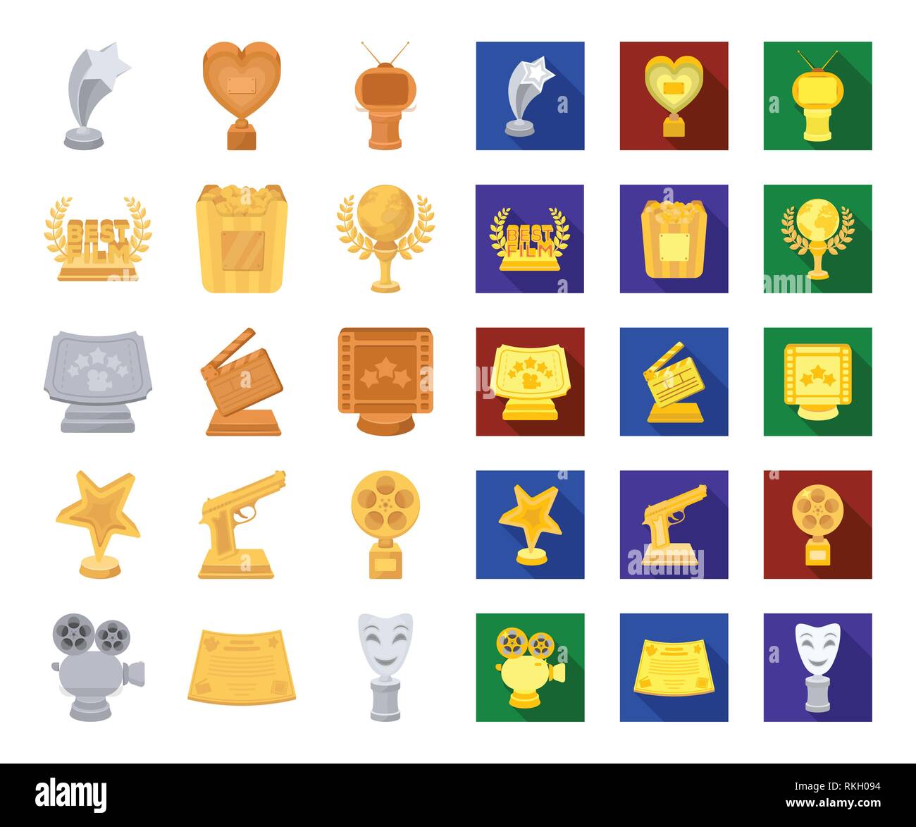 Akademie, Schauspieler, Antenne, Kunst, Award, Babina, beste, Box, Cartoon, flach, Kino, Film, Klatschen, Sammlung, Design, Diplom, Regisseur, Film, Filmstreifen, Rahmen, Globus, Gold, Herz, Icon, Illustration, isoliert, Lorbeer, Logo, Maske, Megaphon, Filme, Operator, Pistole, Planet, Popcorn, Preis, Rolle, Set, Shout, Zeichen, Ständer, stern, Symbol, Theater, tv, Vector, Web, Welt, Kranz Vektor Vektoren, Stock Vektor