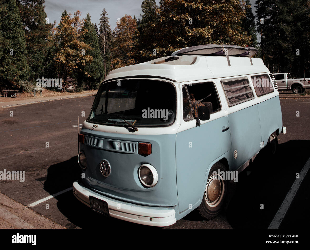 Volkswagen Typ 2. Yosemite National Park. CA. Stockfoto