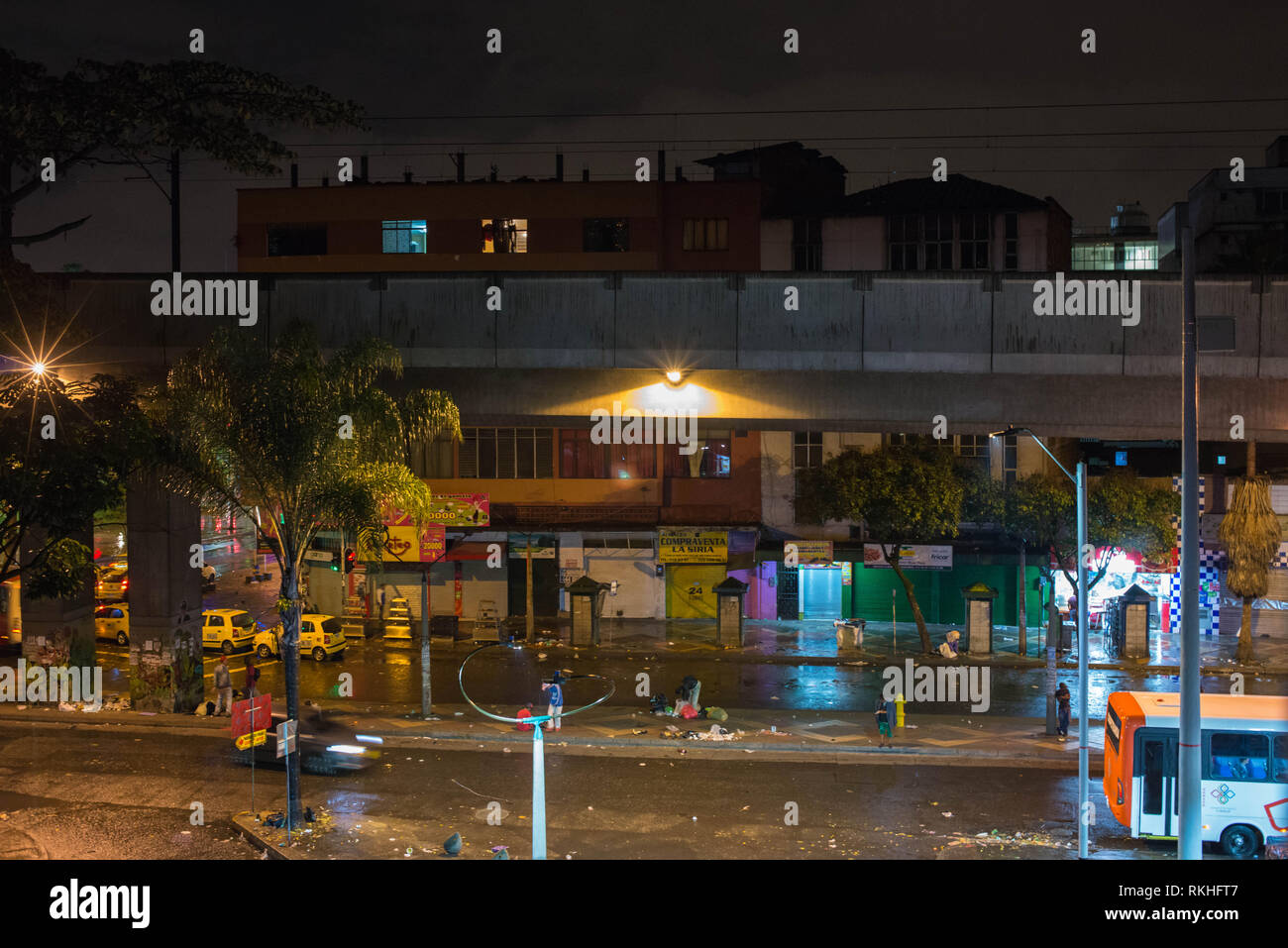Medellin, Antioquia, Kolumbien: street scene. Stockfoto