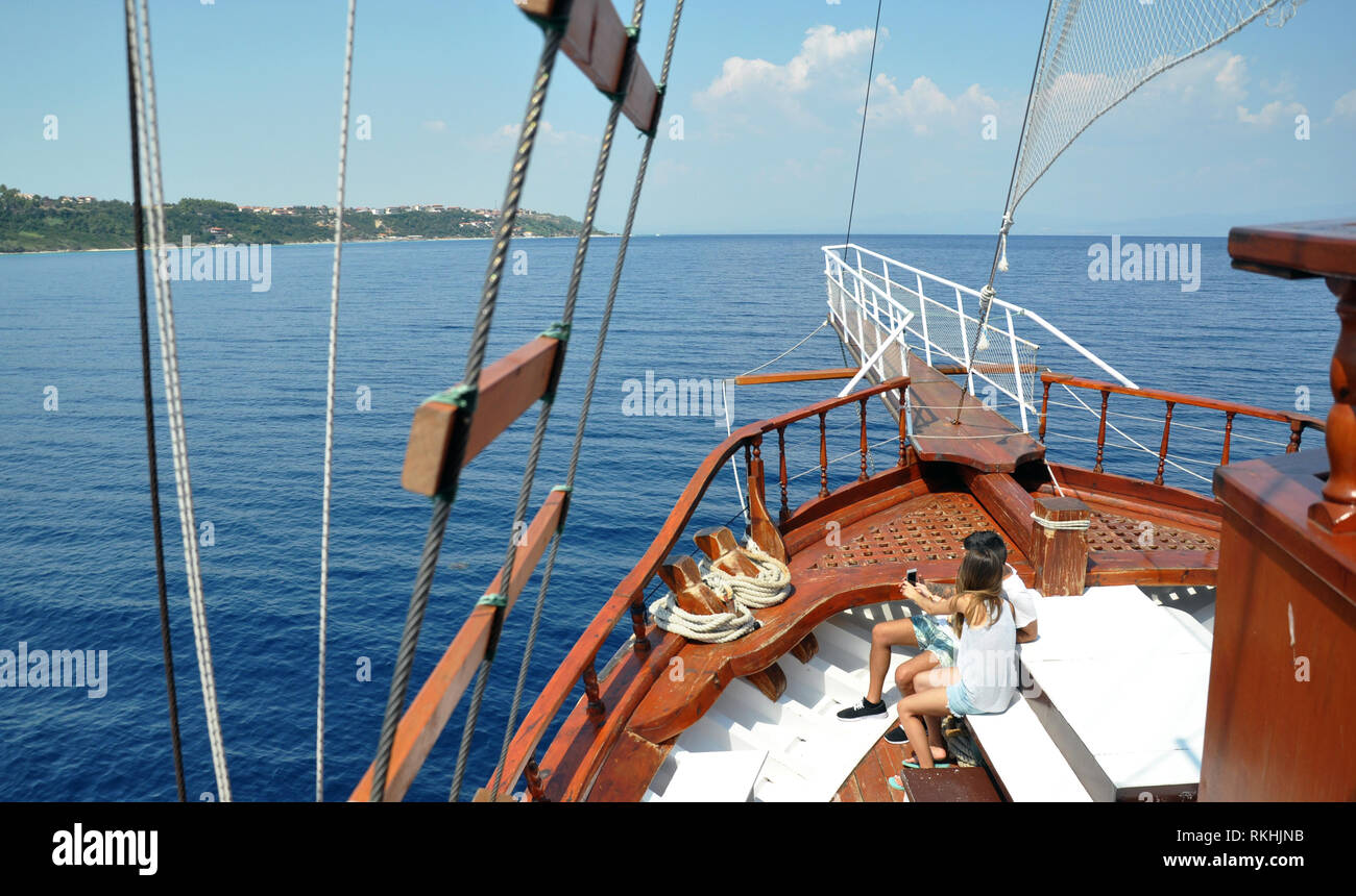 Sich Auf Einem Schiff Verdingen www.alamy.de