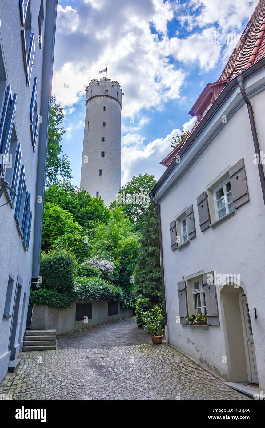 Der Mehlsack Tower in Ravensburg, BadenWürttemberg, Oberschwaben
