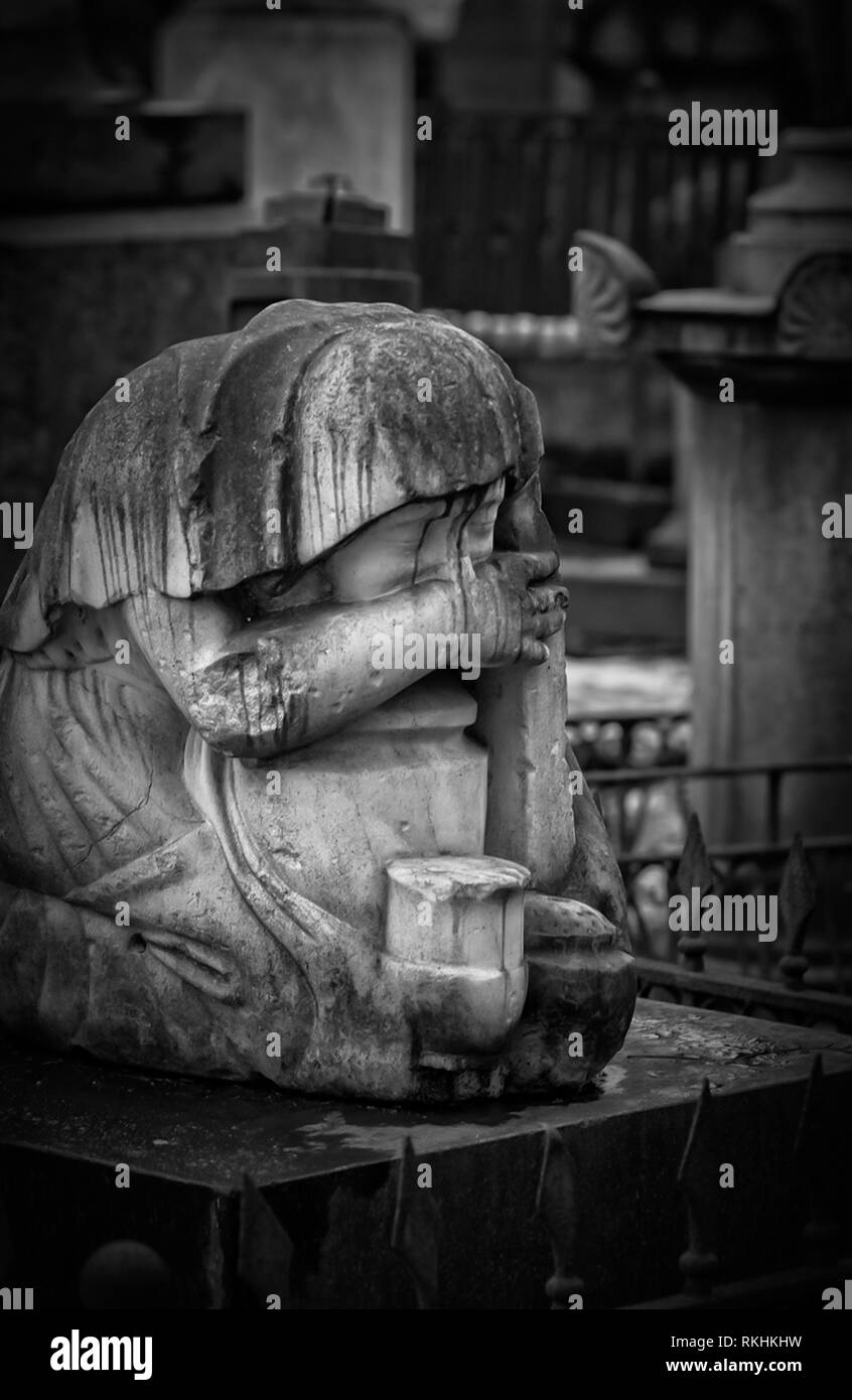 St. Petersburg, Russland - 12. August 2016: Statuen und Denkmäler von St. Petersburg. Der Stolz der Bildhauer und Stein und Metall Verarbeitung Technologie. Stockfoto