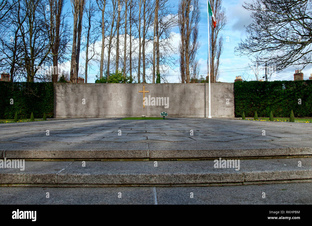 Arbour Hill, das Nationalmuseum von Irland. Friedhof umfasst den Beerdigungsplan der Unterzeichner der Osterbotschaft, die begann, die 1916 steigen. Stockfoto