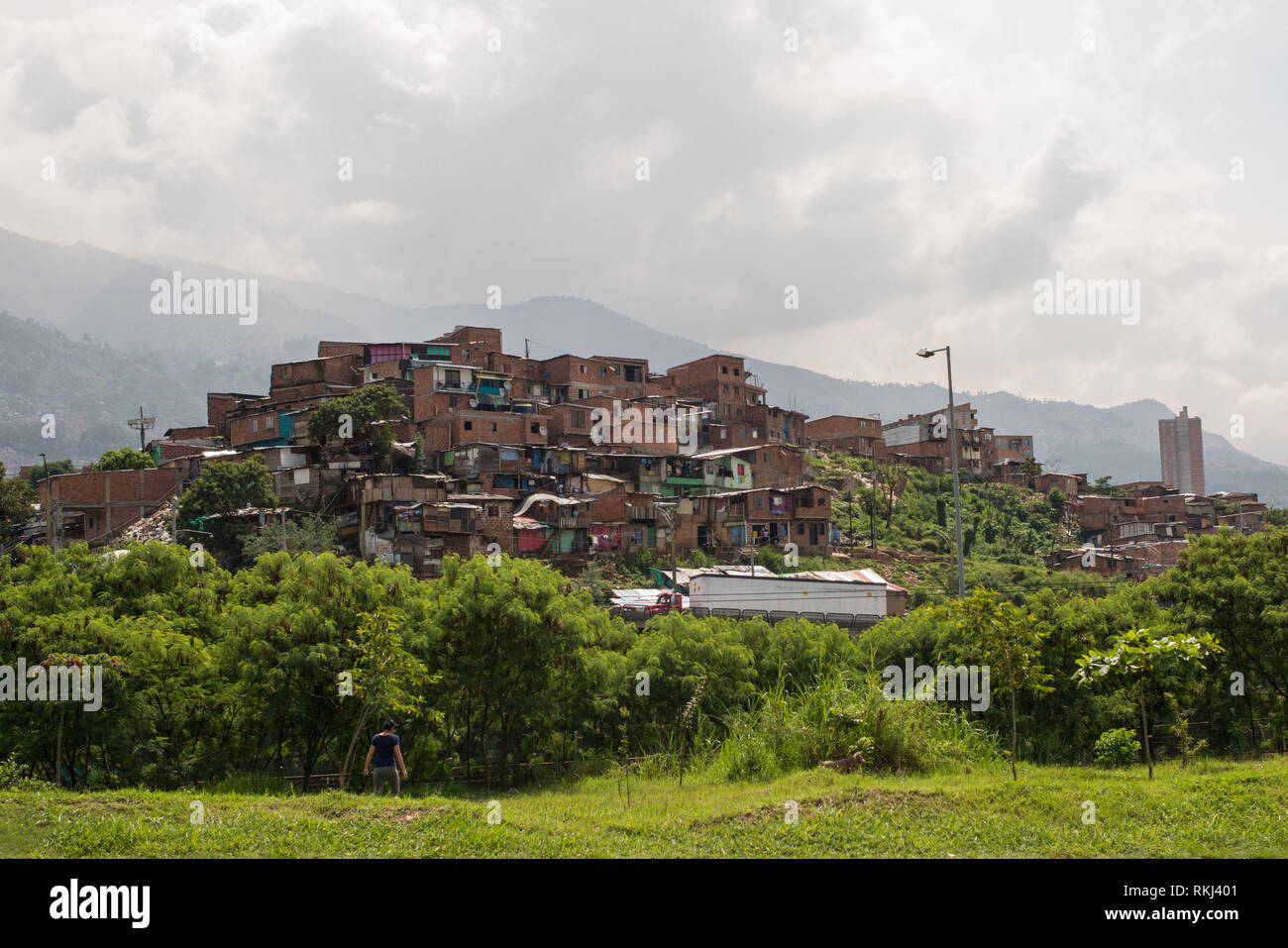 Medellin, Antioquia, Kolumbien: Street View Stockfoto