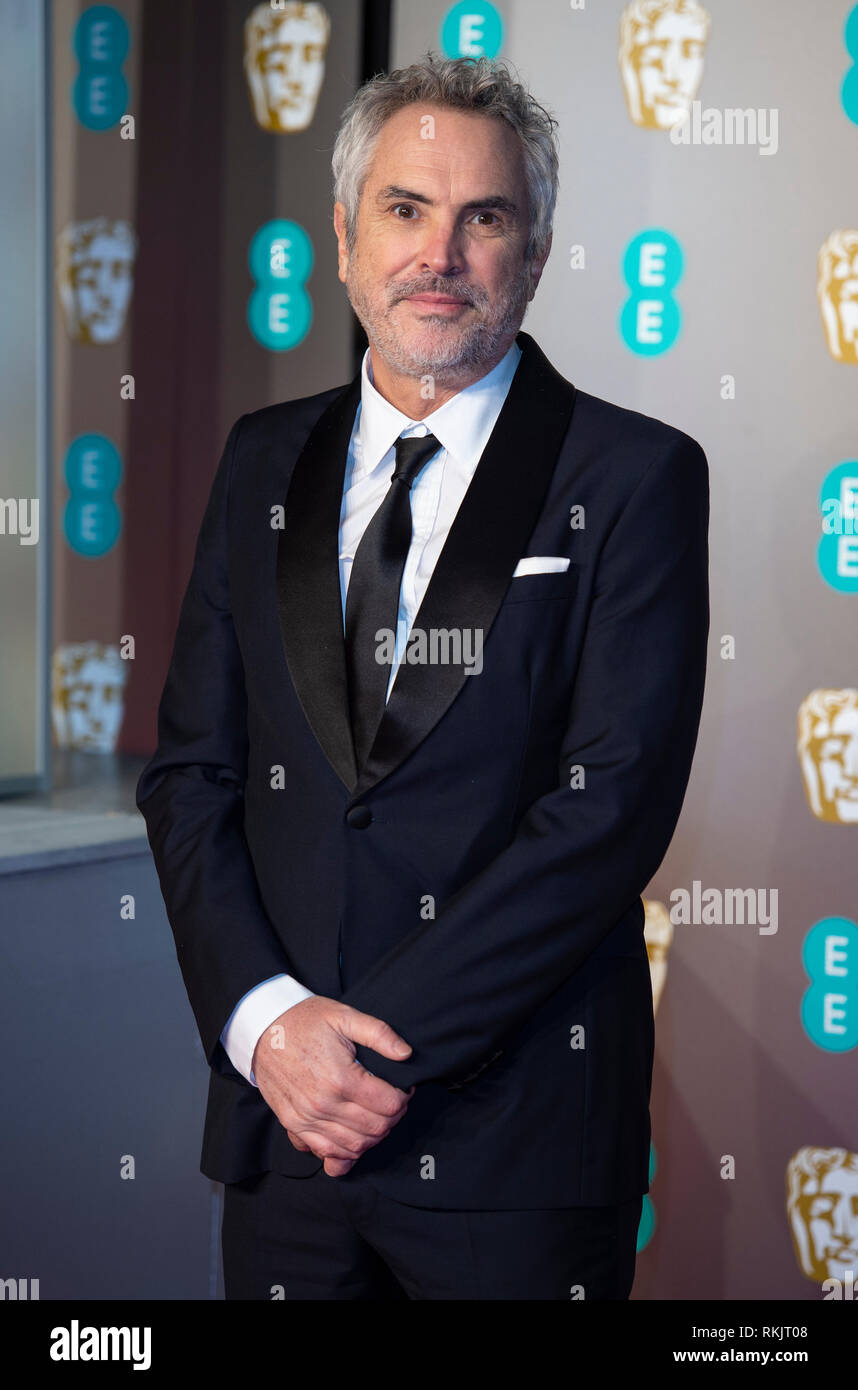 Alfonso Cuaron besucht die EE British Academy Film Awards in der Royal Albert Hall, London. Stockfoto