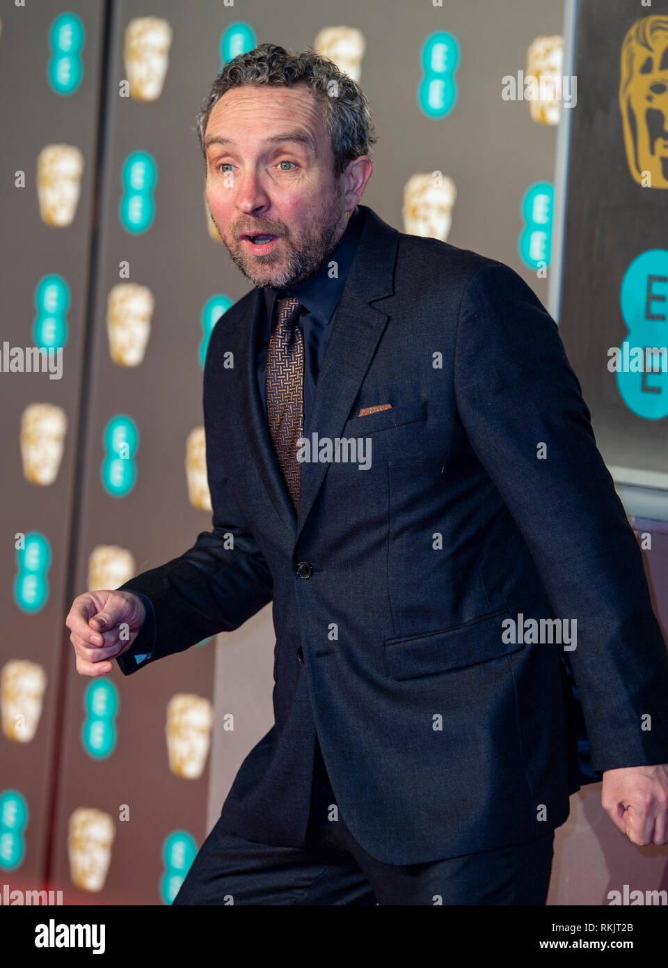 Eddie Marsan besucht die EE British Academy Film Awards in der Royal Albert Hall, London. Stockfoto