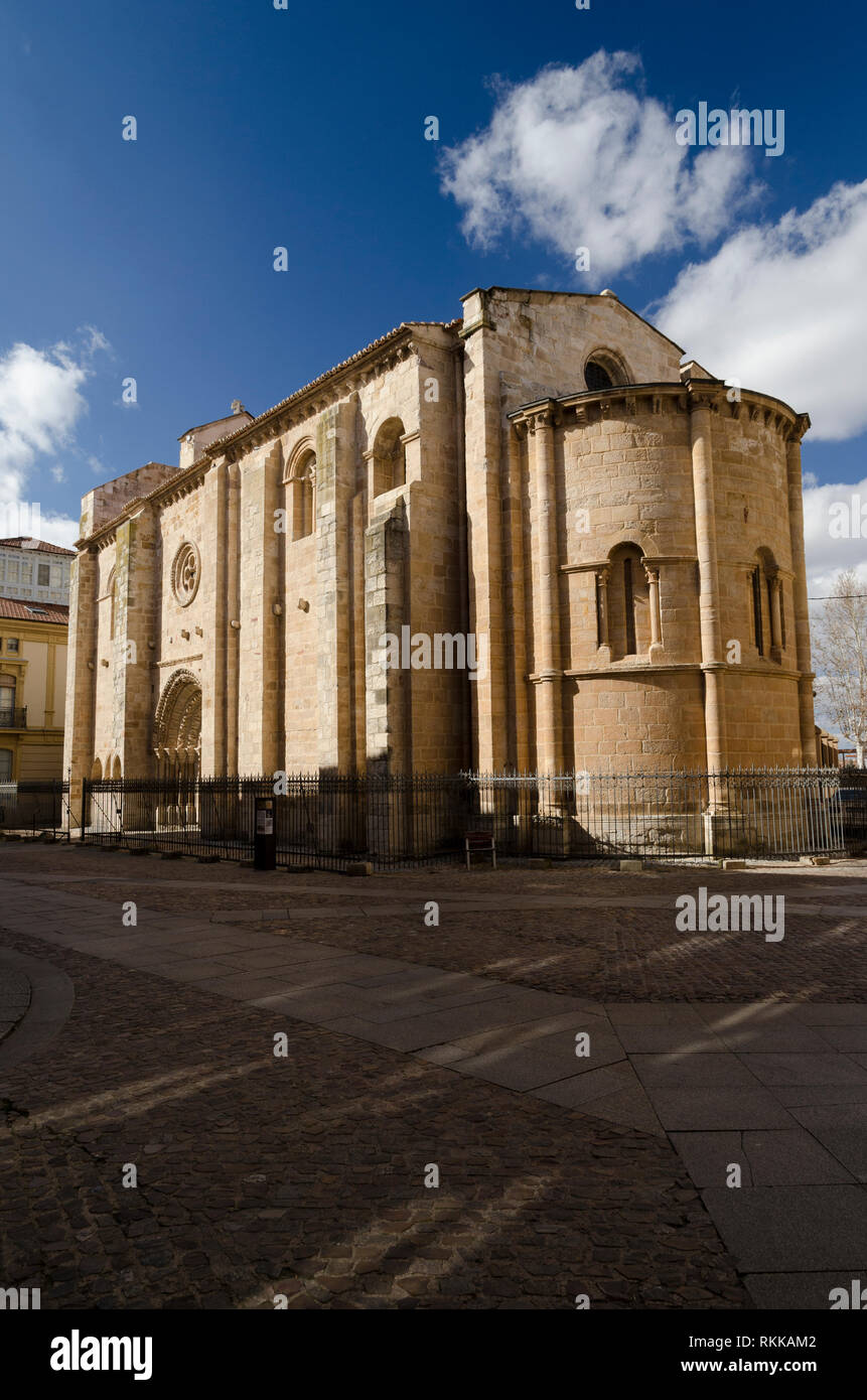 Iglesia de Santa María Magdalena de Zamora, die hl. Maria Magdalena Kirche in der Stadt Zamora Stockfoto