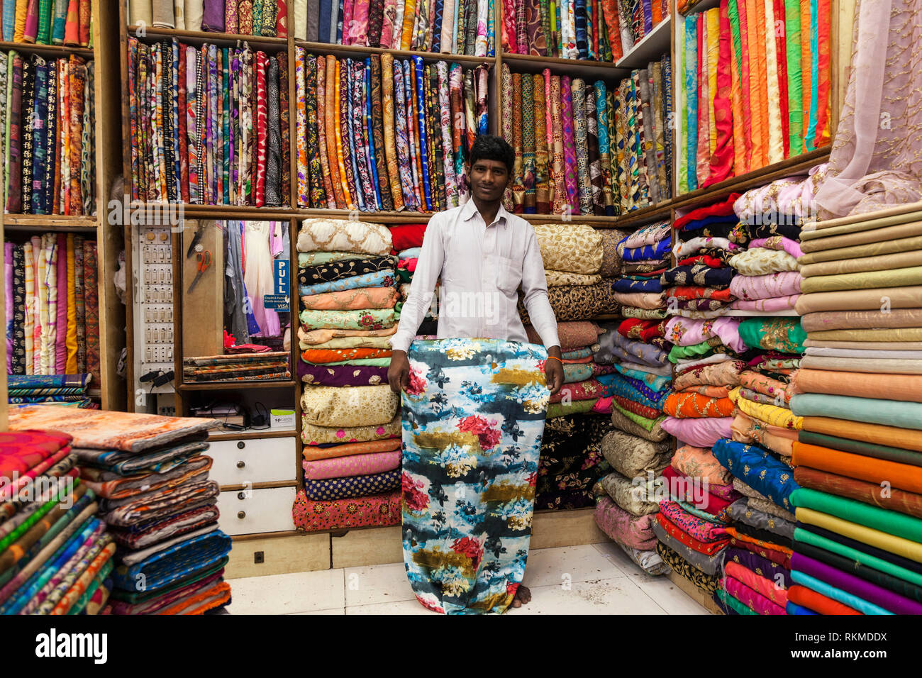 Mangaldas Markt, Mumbai, Indien Stockfoto