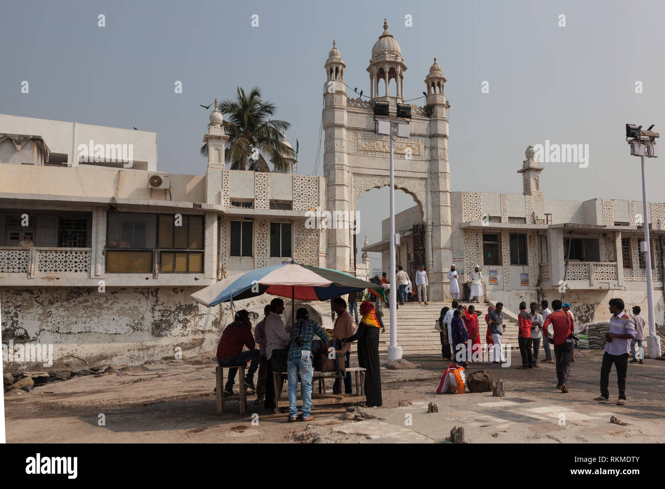 Haji Ali Dargah Moschee, Mumbai, Indien Stockfoto