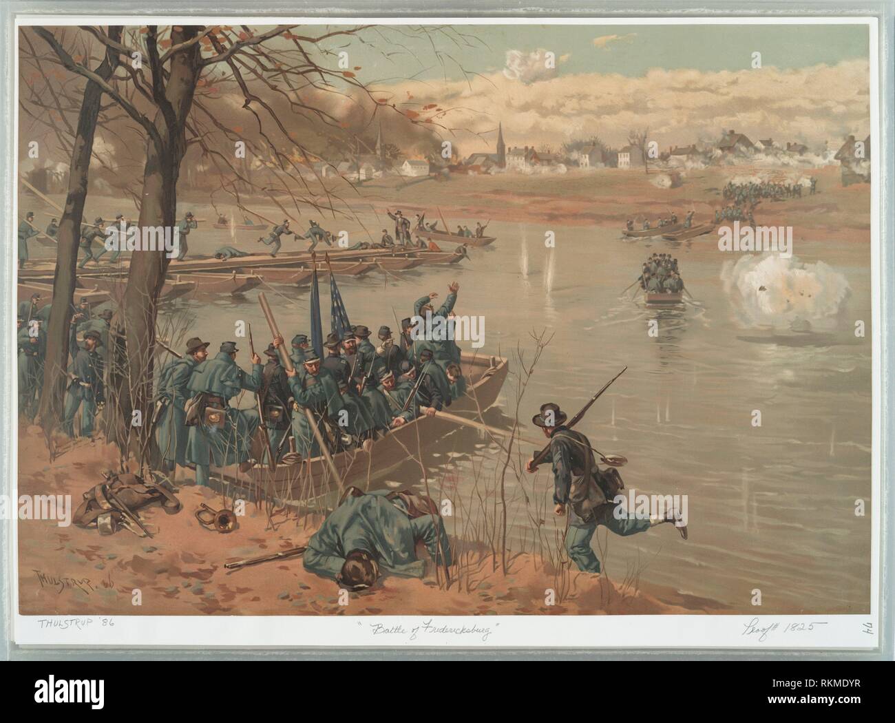 Schlacht von Fredericksburg. L. Prang & Co (Herausgeber), Thulstrup