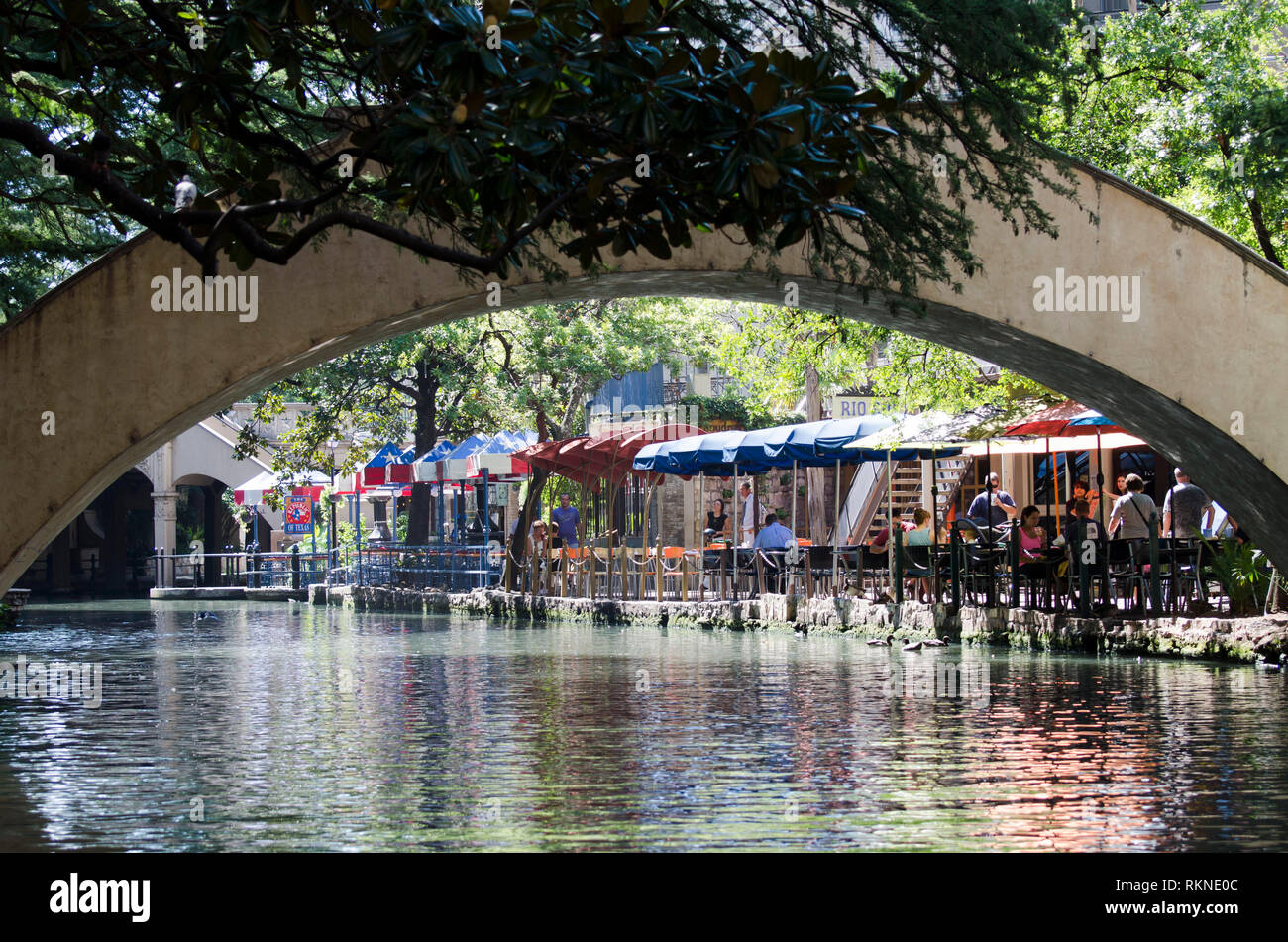 San Antonio River Walk, Texas Stockfoto