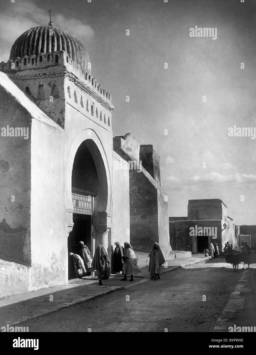Große Moschee, kairouan, Tunesien, Afrika Stockfoto