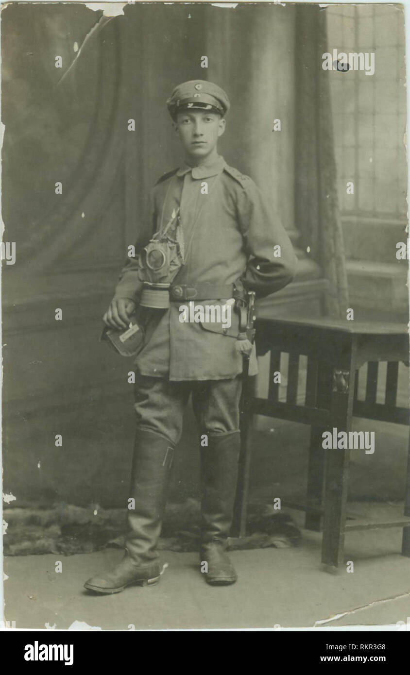 Willi Ermann von Saarbrücken, eine Deutsch-jüdische Soldaten im Ersten Weltkrieg Stockfoto